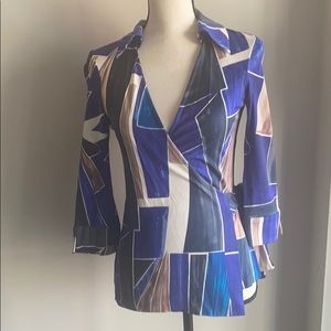 DVF wrap top